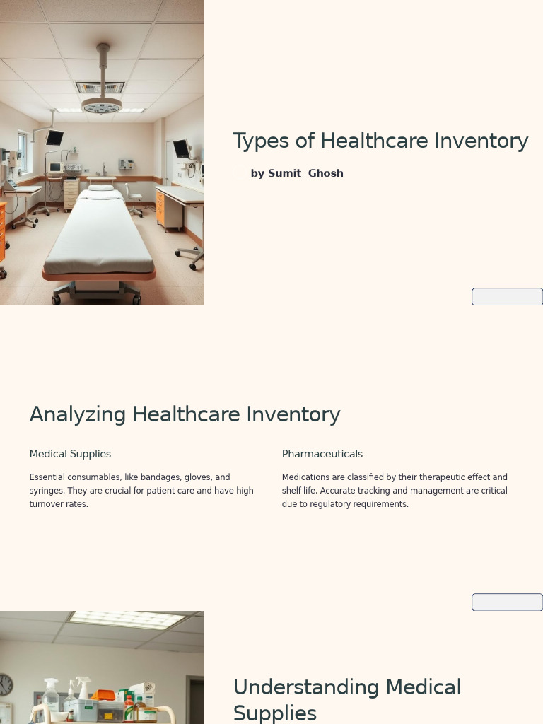Types of Healthcare Inventory | PDF