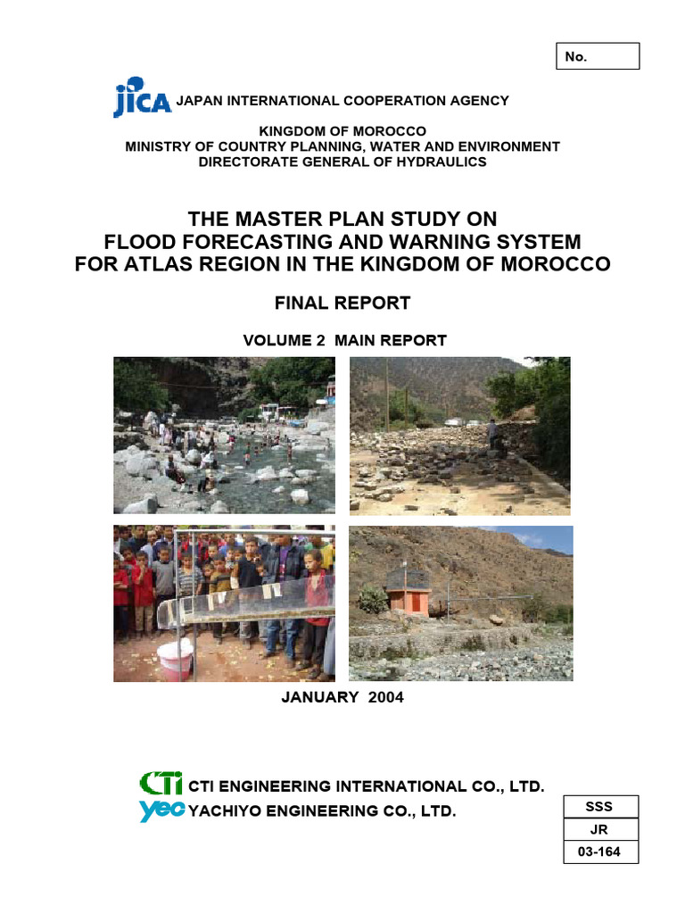 The Master Plan Study On Flood Forecasting and Warning System For Atlas ...