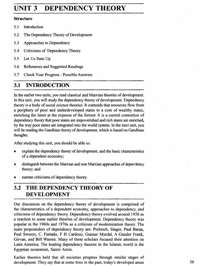 Overview of Dependency Theory | PDF | Capitalism | Economics