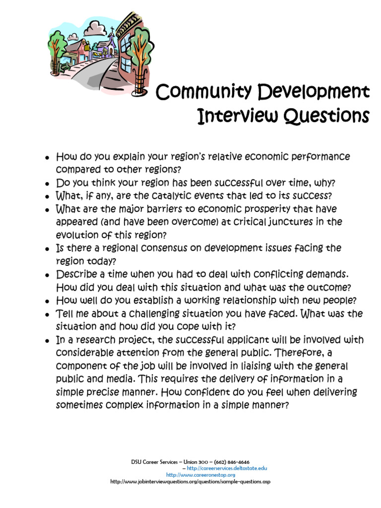 Community Development Interview Questions | PDF