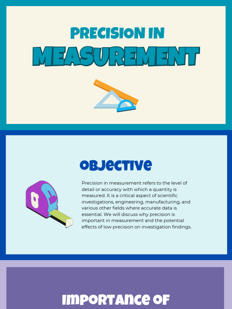 Precision in Measurement Science Presentation in Colourful Minimalist ...