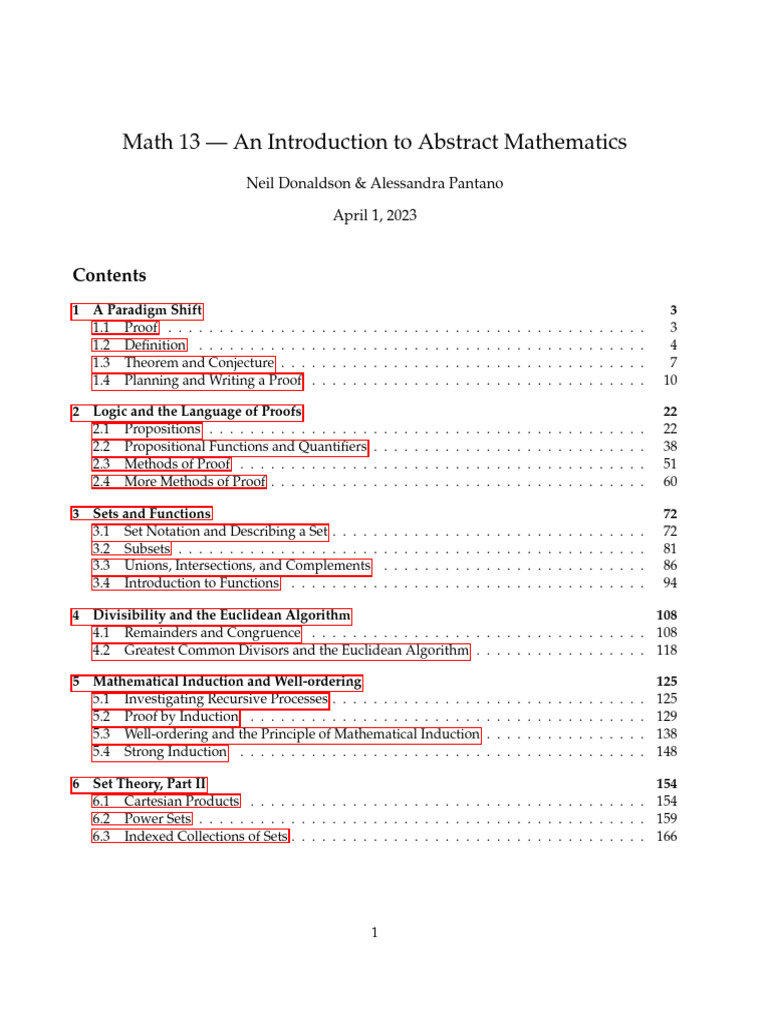 Math 13 Textbook-SP23 | PDF | Conjecture | Theorem