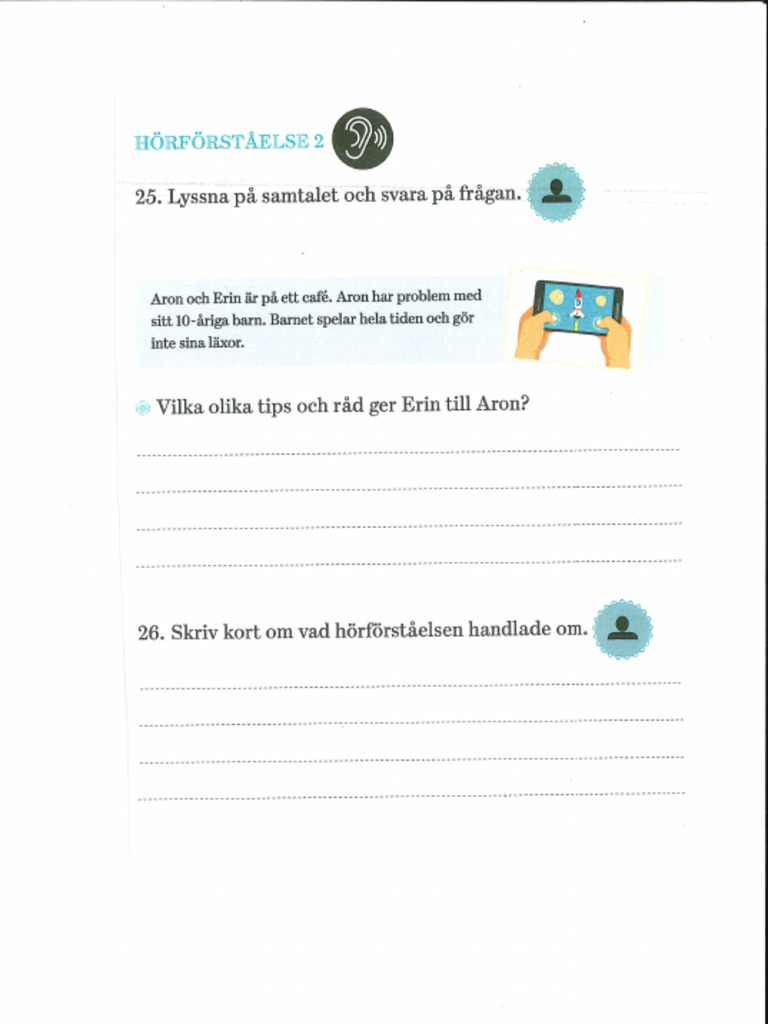 Hörförståelse 2 Texter Med Tips Och Råd TB C | PDF