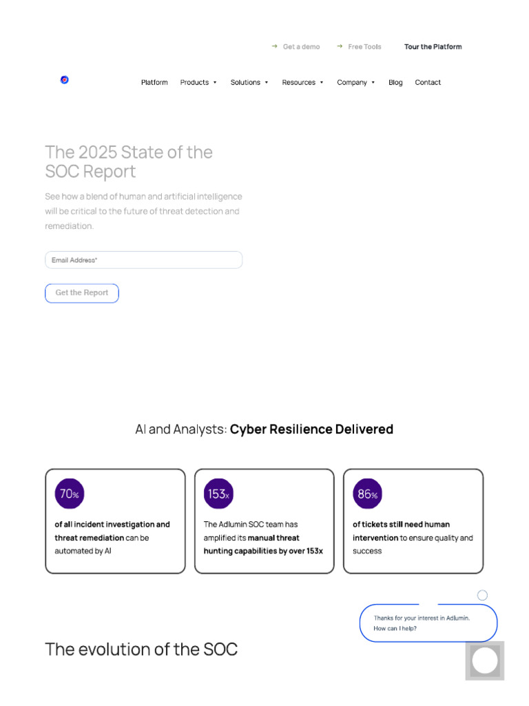 Adlumin SOC Report Access | PDF