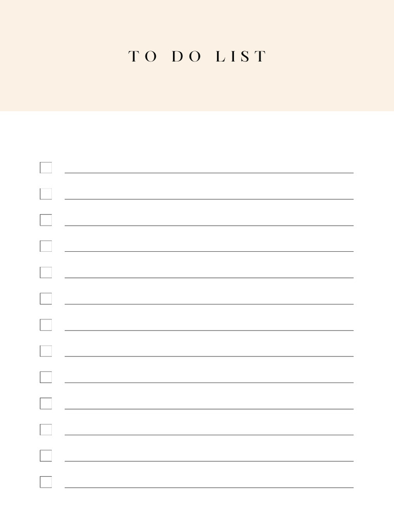 To Do List - CS PDF | PDF