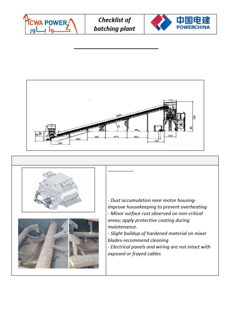 South BP Equibment Checklist - 093852 | PDF | Electrical Wiring | Rust