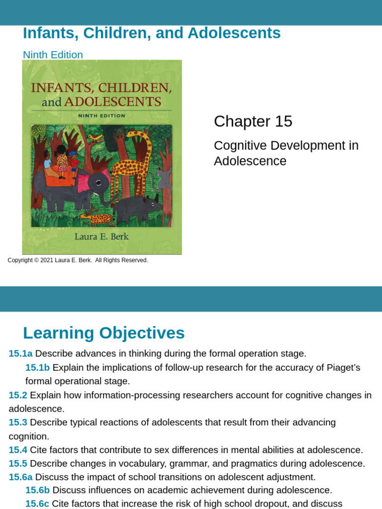 Adolescent Cognitive Development Insights | PDF | Adolescence | Logic