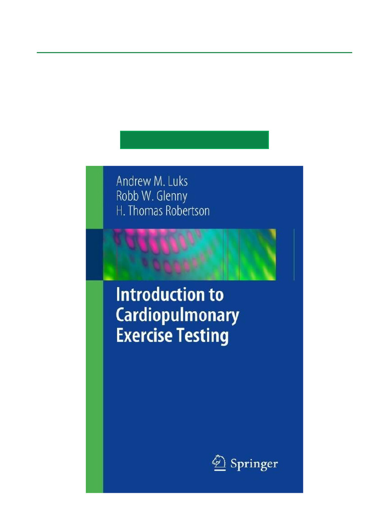 Cardiopulmonary Exercise Testing Guide | PDF