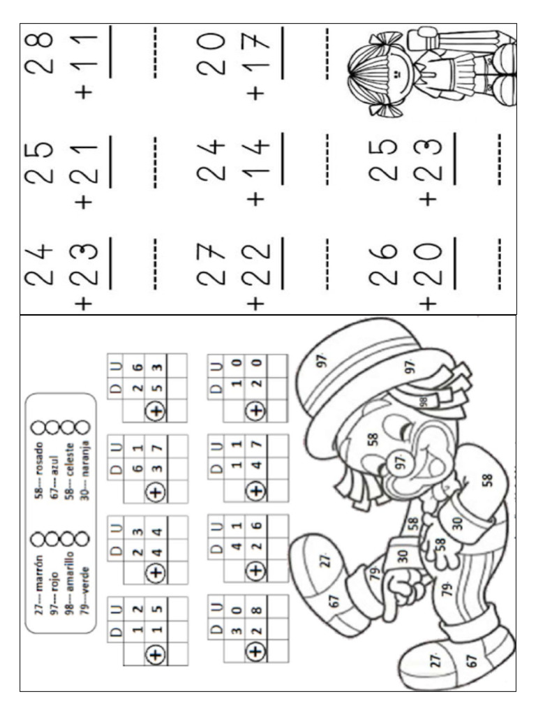 Sumas de Dos Dígitos 3 16 - 10 | PDF