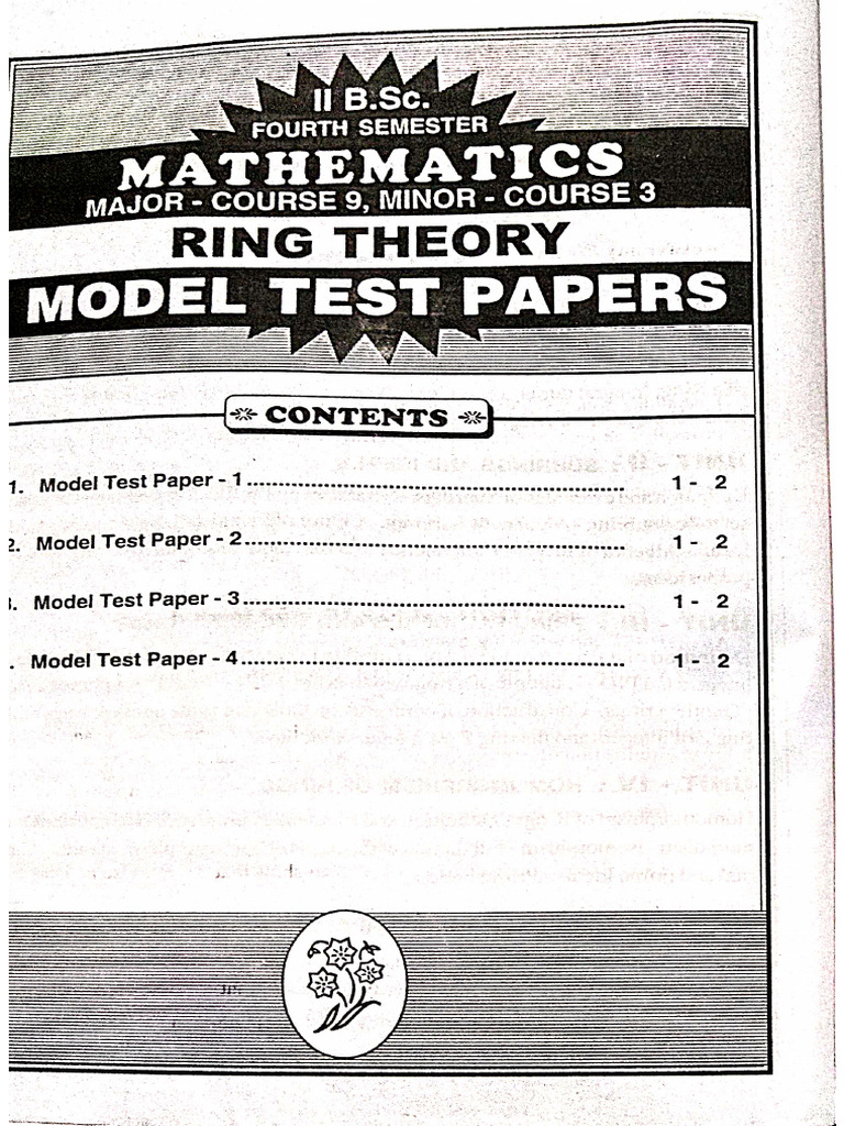 Model Papers | PDF