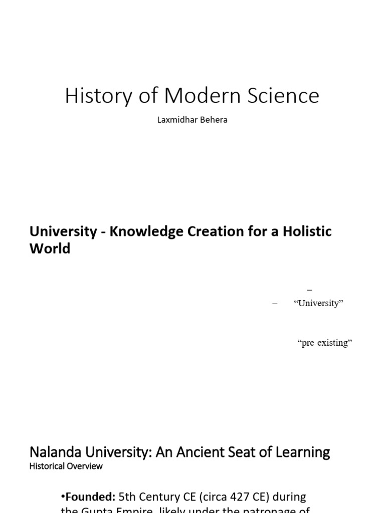 History of Modern Science | PDF | Electromagnetic Radiation ...