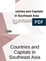 Countries and Capitals in Southeast Asia: For 2 Year High School Students Developed By: Kathleen Ching & Markley Villarin
