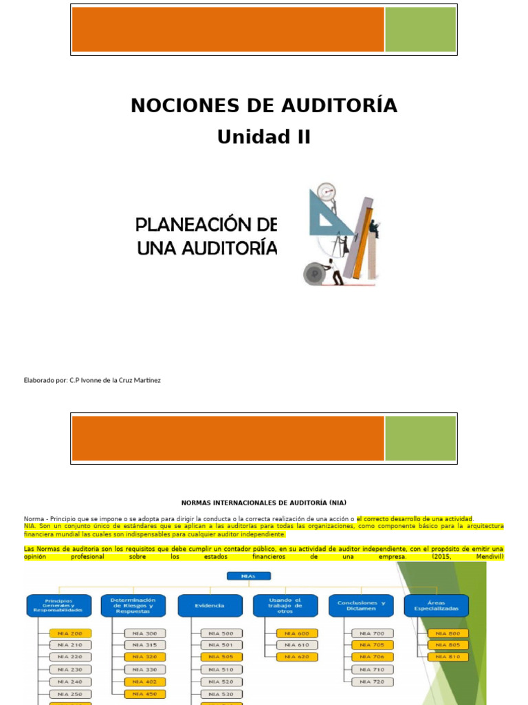 Apuntes Nociones de Auditoría 2o Parcial 2025 | PDF | Auditoría ...