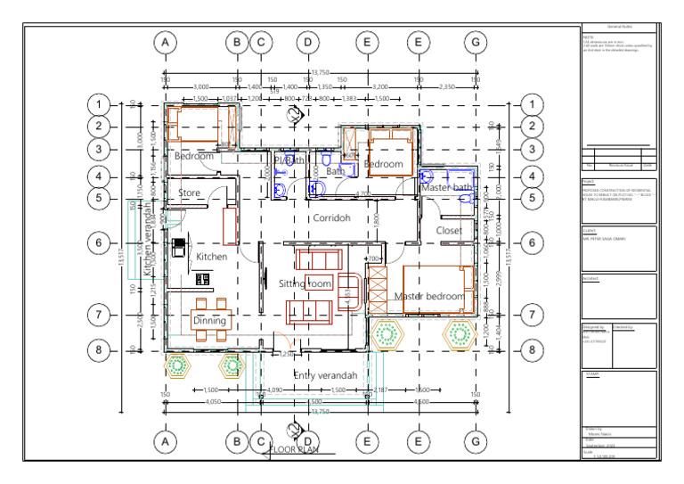 Residential House Floor Plan Design | PDF | Home | Room