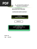 Grade 11 Life Orientation Term 2 Test 2025 | PDF | Violence | Sports