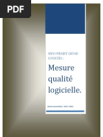 Mesure Qualité