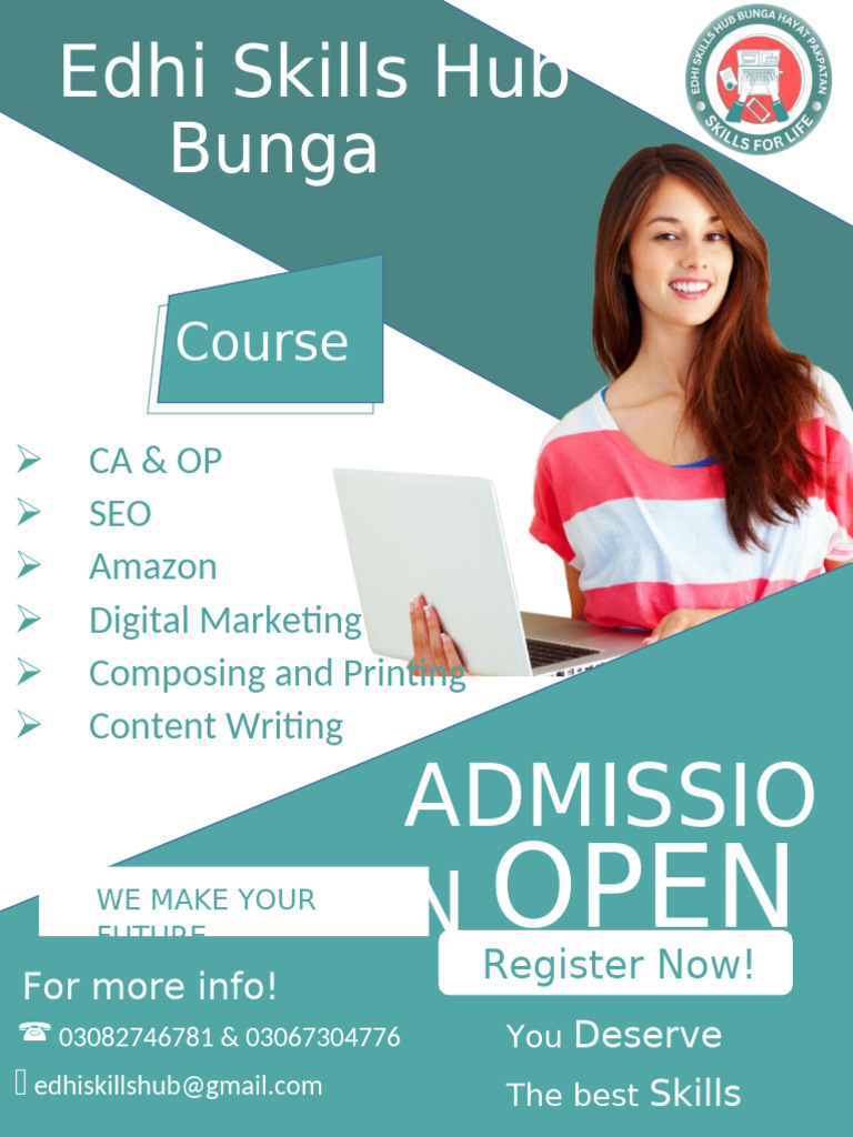 Admission Open Edhi Skills HUb | PDF