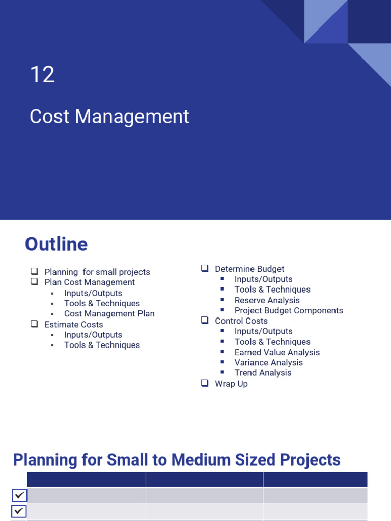 Project Cost Management Guide | PDF | Business