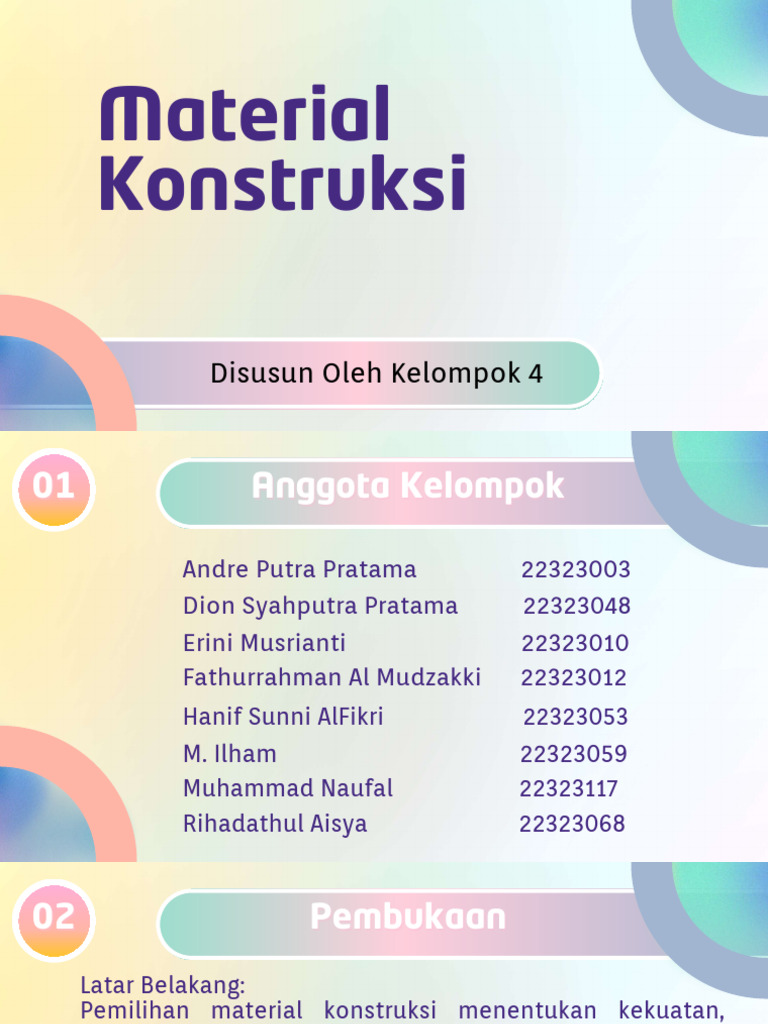 Material Konstruksi | PDF