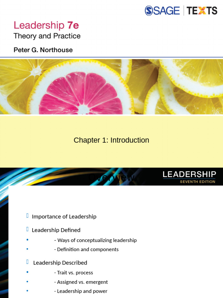 Session 2 Introduction To Leadership | PDF | Leadership | Power (Social ...