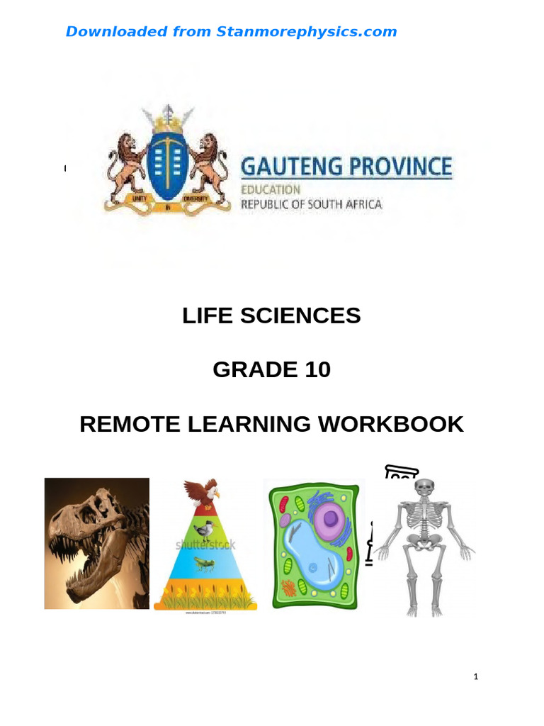 GP Life Sciences Grade 10 Remote Learning Term 1 | PDF | Food Web | Soil