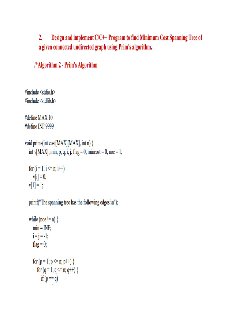 Prims | PDF