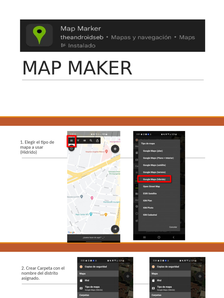 Map Maker Guia de Uso | PDF