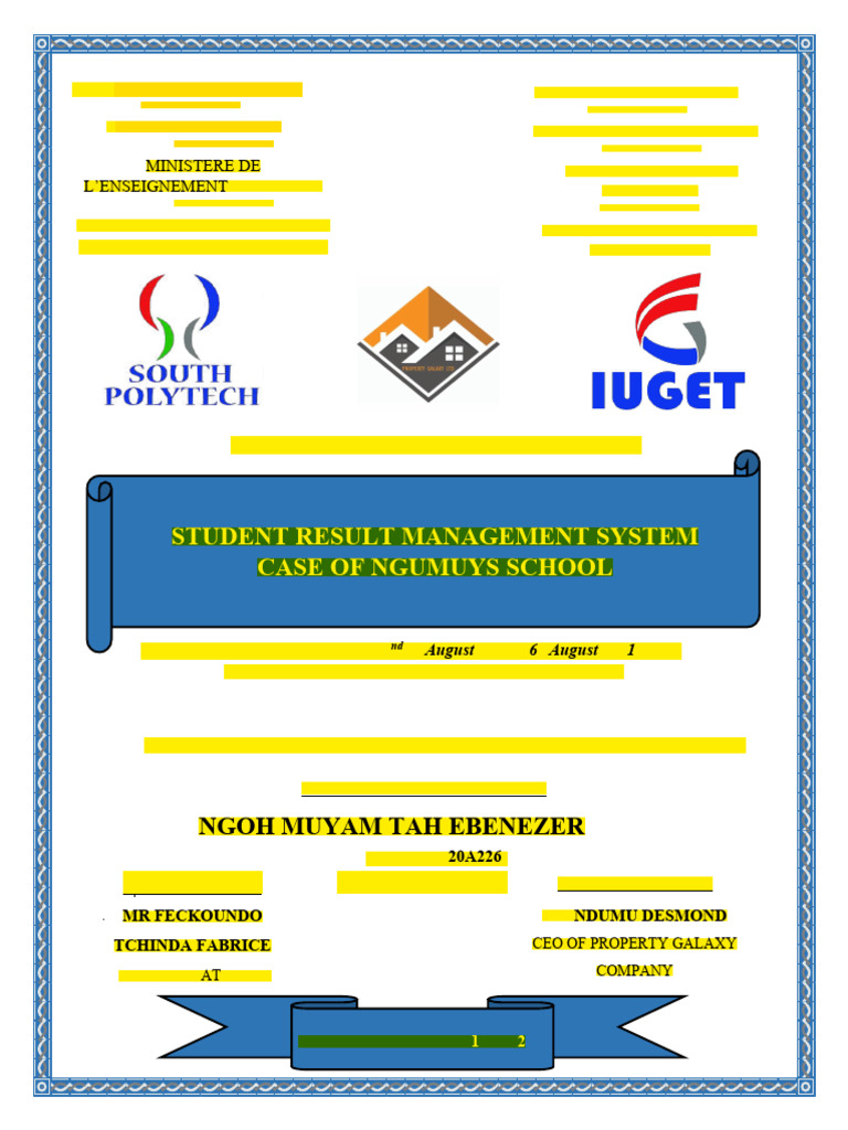 Internship Report: Student Result Management System | PDF