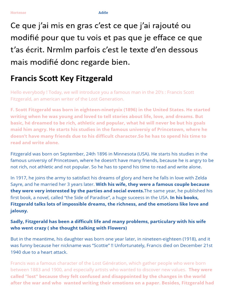 Francis Scott Key Fitzgerald - PDF 2 | PDF | The Great Gatsby