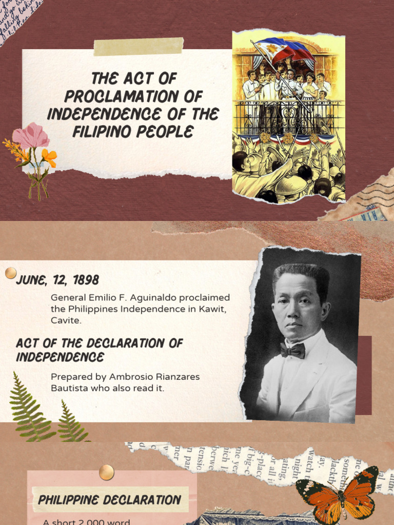 THE_ACT_OF_PROCLAMATION_OF_THE_PHILIPPINE_ | PDF | Philippines ...