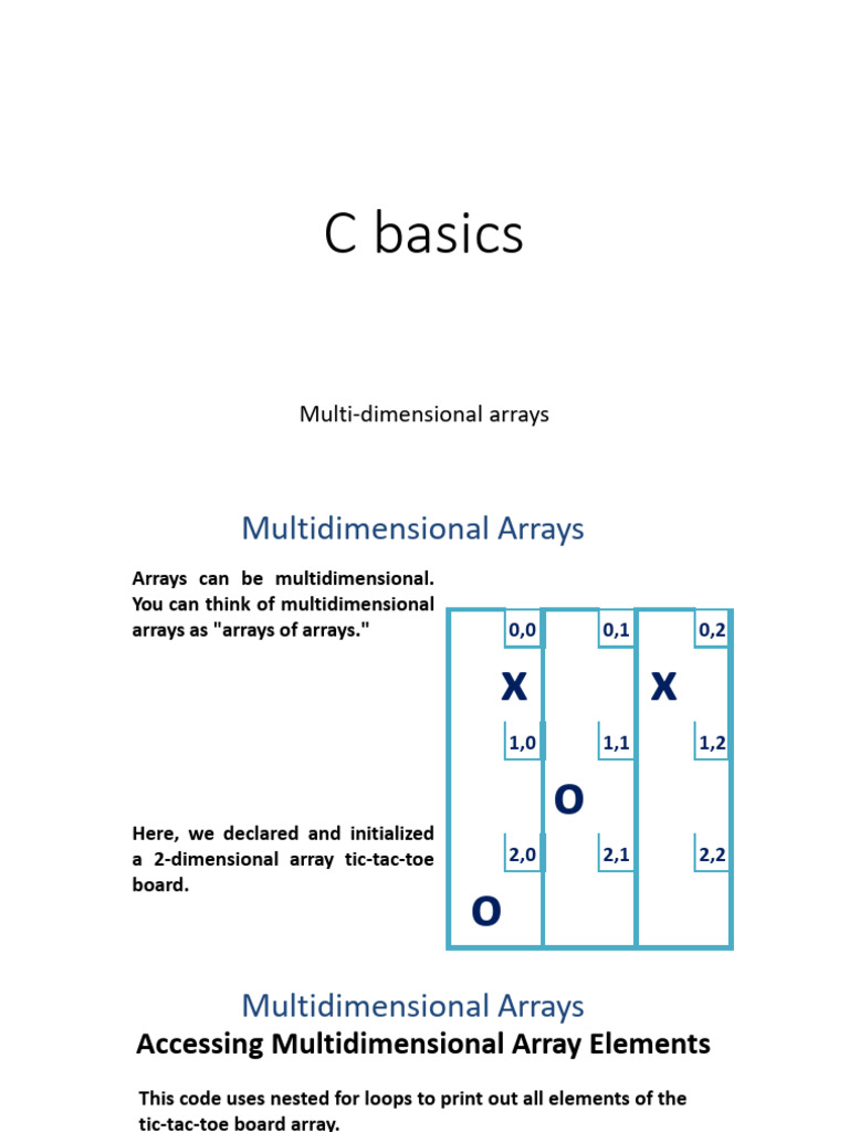 10 - C Basics - Arrays (Part 2) | PDF | Software Development | Computing