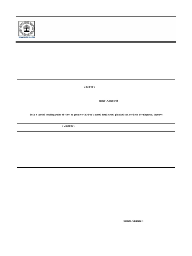 Integrating Ethnic Dances in Children's Teaching | PDF | Perception ...