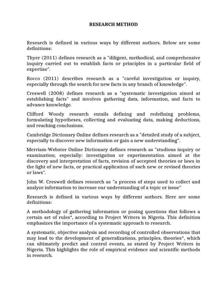 Research Method ACC 324 | PDF | Methodology | Scientific Method