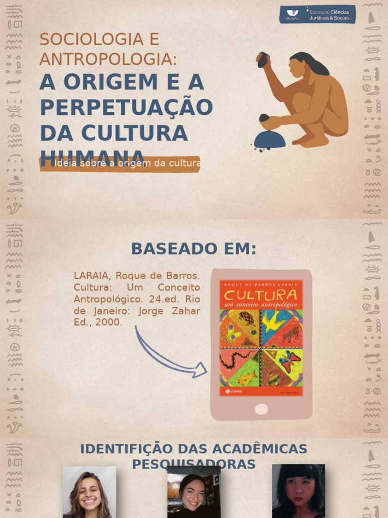 Origem e Evolução da Cultura Humana | PDF | Humano | Antropologia