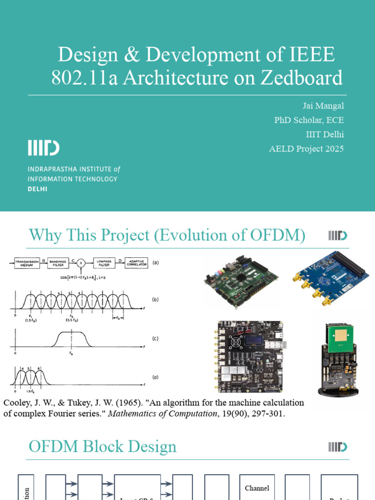 Aeld'25 Project Ieee 802 11 A | PDF | Orthogonal Frequency Division ...