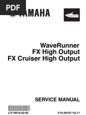 Yamaha Fx Ho Service Manual Screw Piston - 