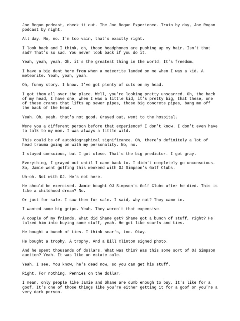Joe Rogan Experience #2308 - Jordan Peterson | PDF | Dark Triad ...