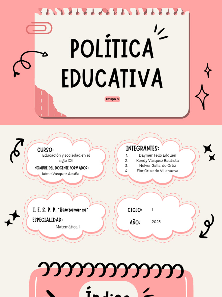 Política Educativa en el Perú 2030 | PDF | Política educativa | Enseñando
