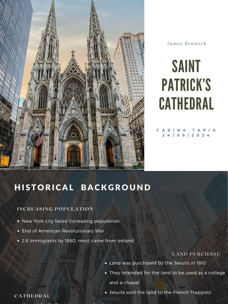 Saint Patrick's Cathedral | PDF | Gothic Architecture | Church (Building)