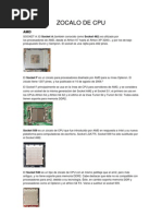 Tipos de Socket y Slot para Procesadores | PDF | Arquitectura de ...