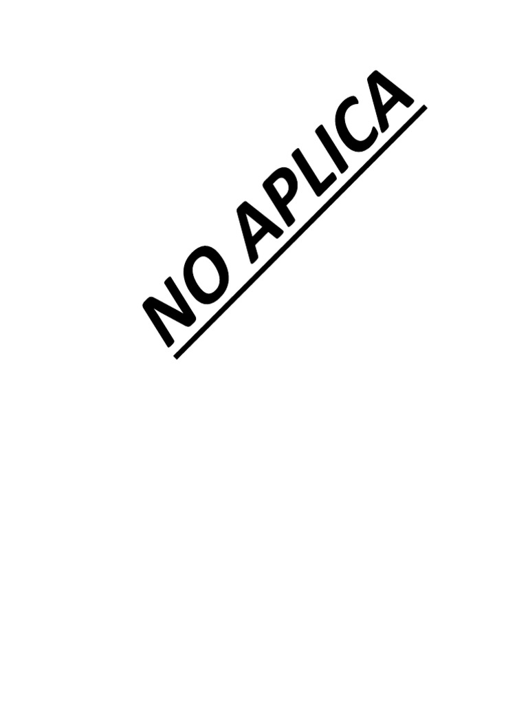 No Aplica | PDF