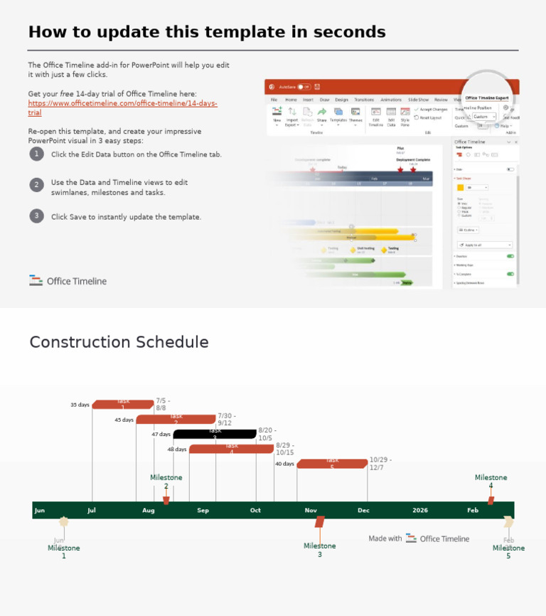construction-schedule-template | PDF