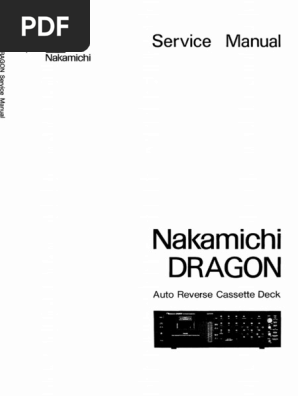 Nakamchi Dragon Service Manual | PDF | Sound Production Technology