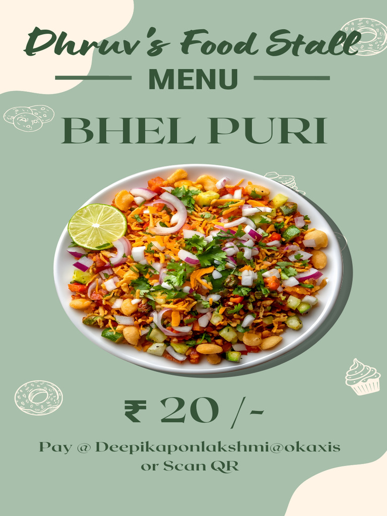 Dhruv's Food Stall Menu Items | PDF