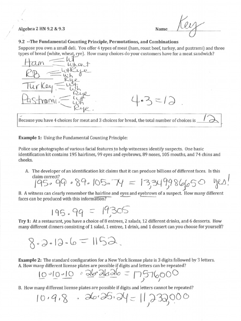 8 2-8 3+Notes+KEY | PDF