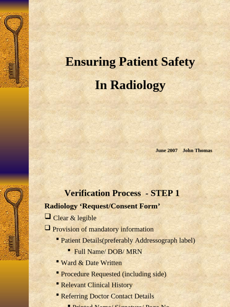 Radiology-Safety | PDF | Radiology | Medical Tests