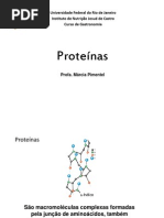 Aula 3 - Proteínas. alunos