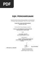 CONTOH SIJIL PENGHARGAAN