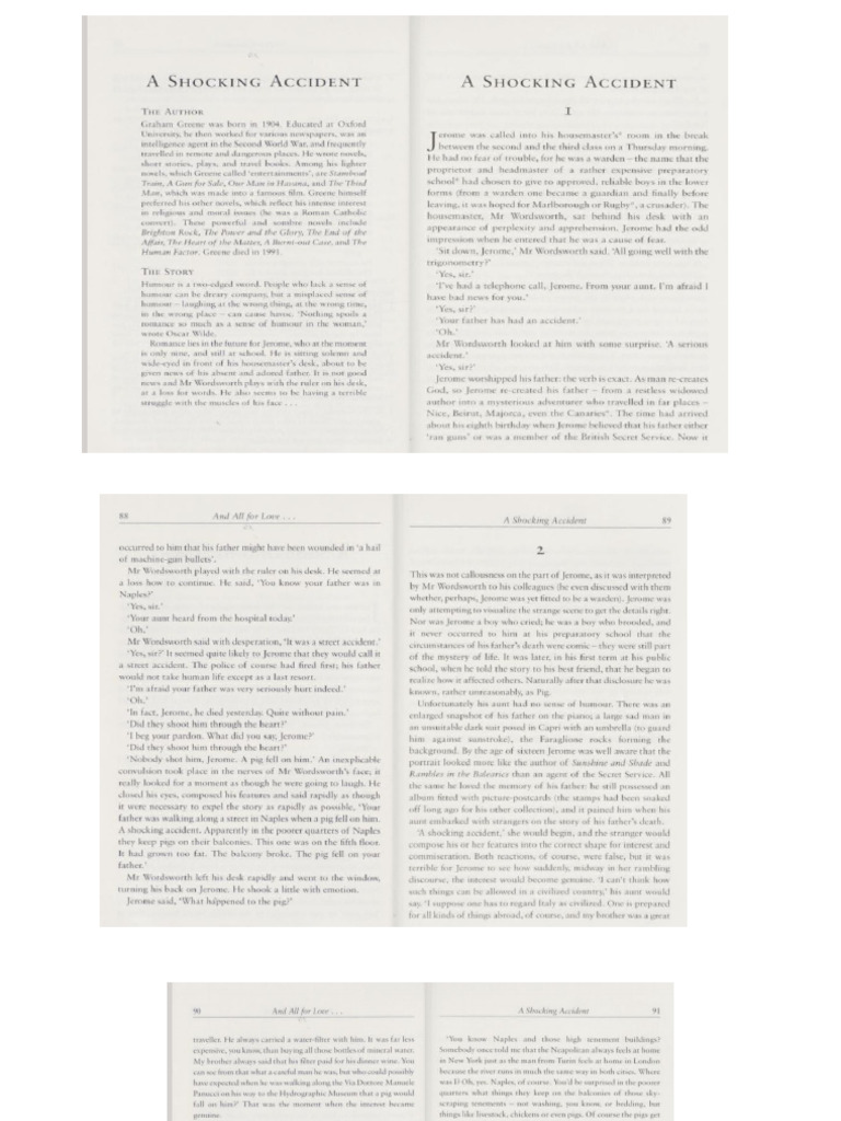 A Shocking Accident PDF
