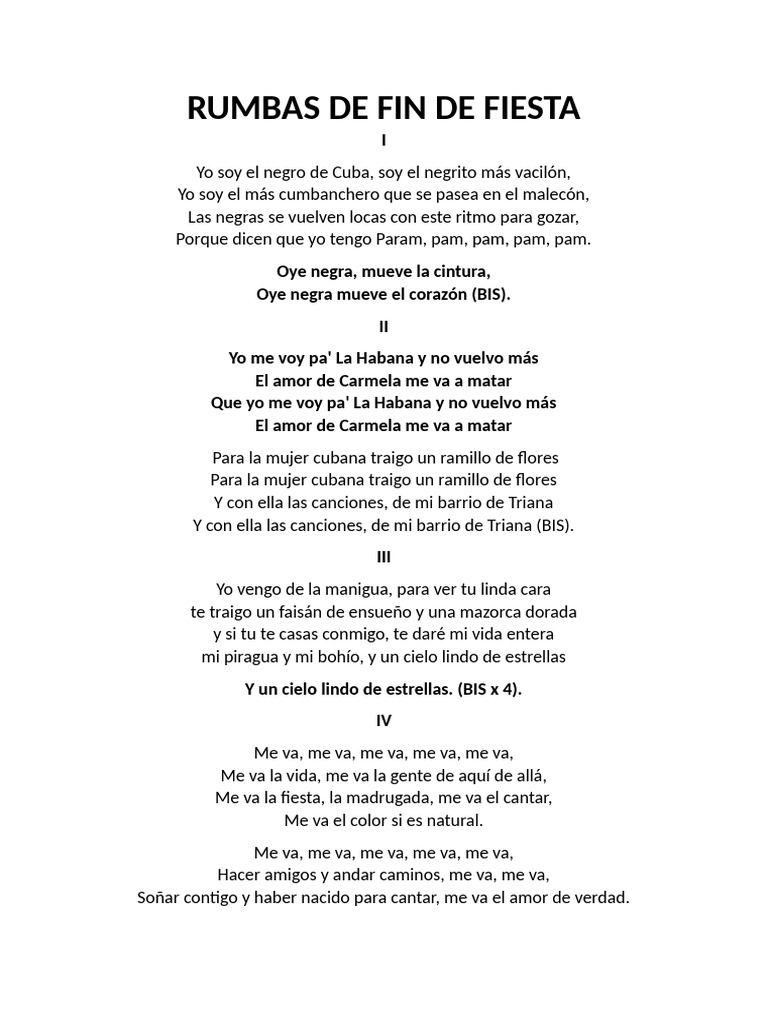 Rumbas Alegres para Celebrar | PDF | Amor
